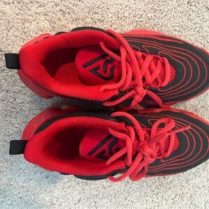 Nike Kids Red and Black Sneakers